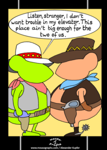 Read more about the article Mousographs #173 “Elevator Showdown”