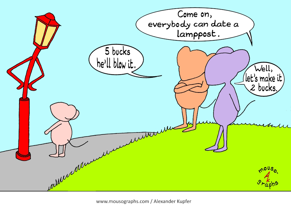 You are currently viewing Mousographs #198 “Dating a Lamppost”