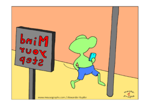 Read more about the article Mousographs #112 “Mind your Step”
