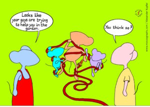 Read more about the article Mousographs #201 “The Garden Hose”