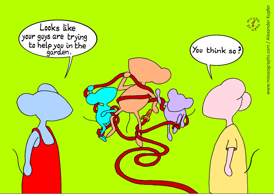 You are currently viewing Mousographs #201 “The Garden Hose”