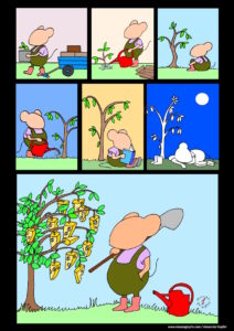 Read more about the article Mousographs #242 “Patience will grow a Cheese Tree”