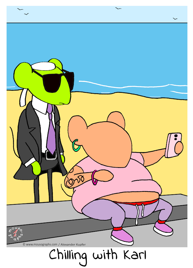 You are currently viewing Mousograph #259 “Chilling with Karl”